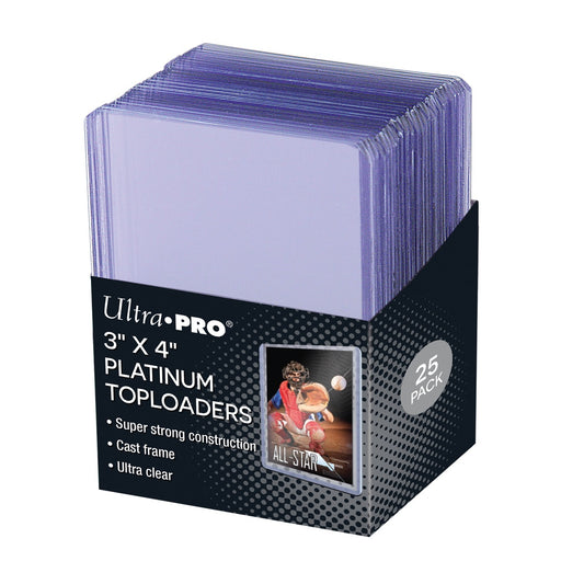 Ultra Pro 3”x 4” Platinum Toploaders