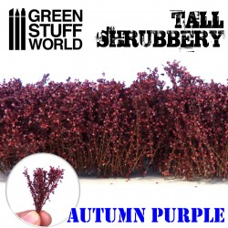 Green Stuff World - Tall Shrubbery Autumn Purple