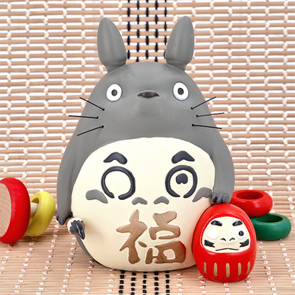 Totoro Good Luck Daruma