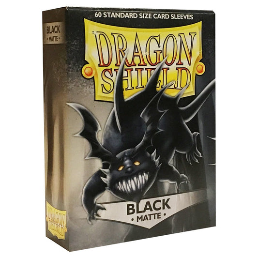 Dragon Shield- Black Matte Card Sleeves (60)