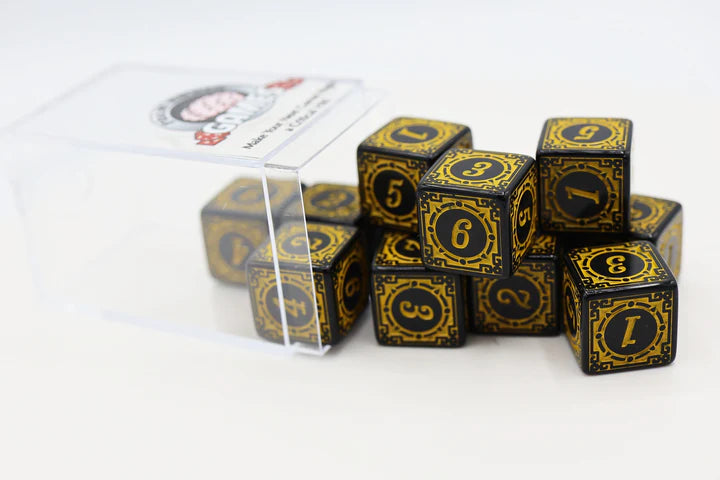 Foam Brain - Magic Burst D6 Set of 12 Dice Yellow