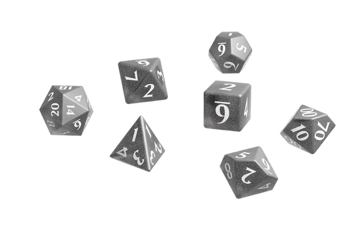 Eclipse Acrylic RPG Dice Set (11ct) - Smokey Grey