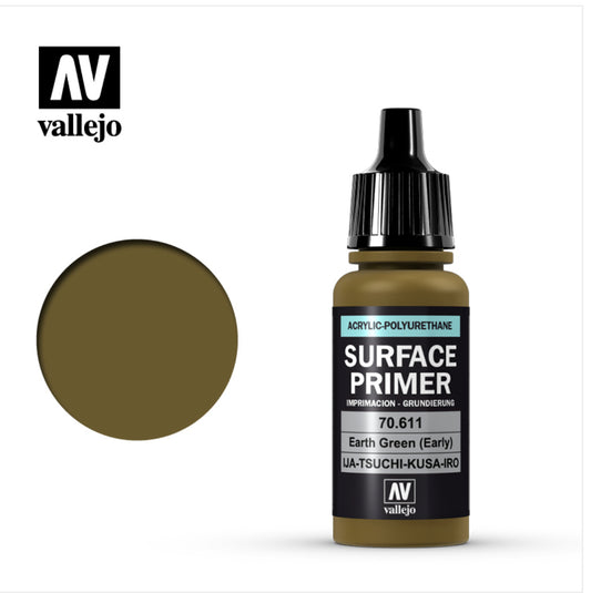 Vallejo - Surface Primer Earth Green