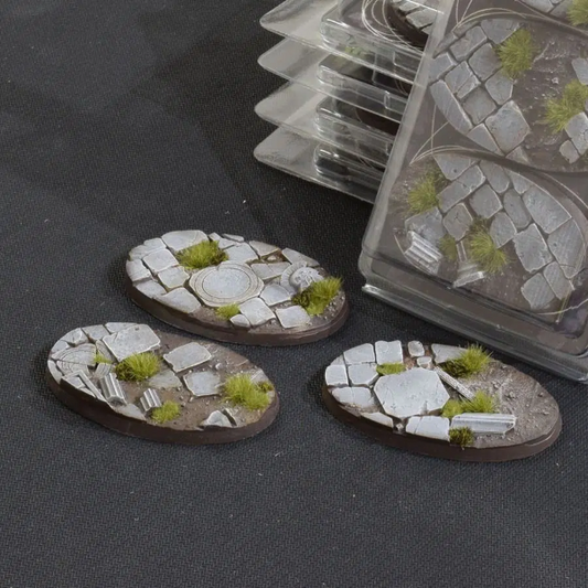 Gamers Grass - Battle Ready Temple Bases (Oval 75mm)