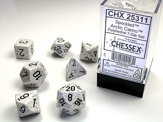 Chessex - Speckled Arctic Camo-7 Die set