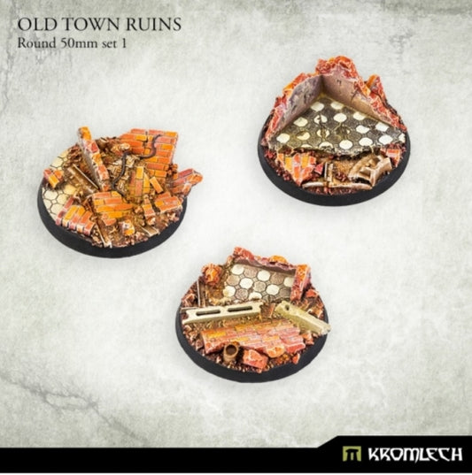 Kromlech Old Town Ruins Round 50mm
