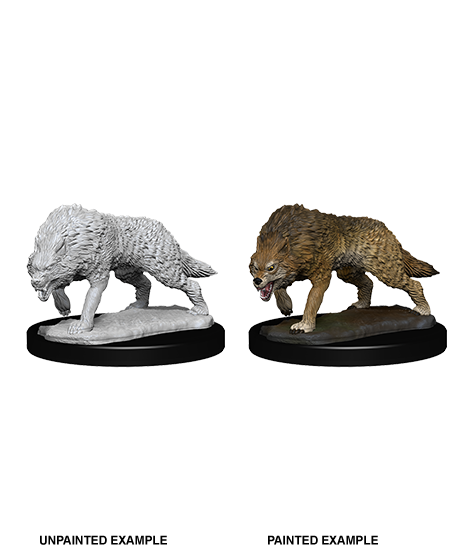 Deep Cuts Unpainted Miniatures: W07 - TImber Wolves