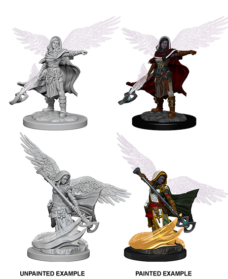 D&D Nolzur's Marvelous Miniatures: W04 - Aasimar Female Wizard