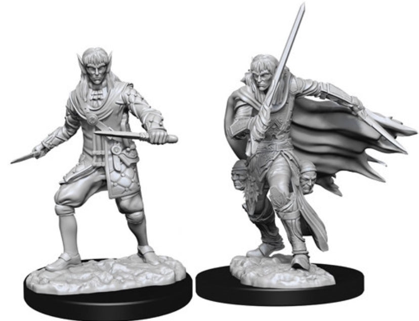 Deep Cuts Unpainted Miniatures: W10 - Male Elf Rogue