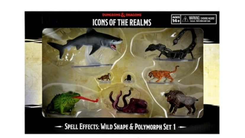 D&D Icons of the Realms Miniatures: Spell Effects - Wild Shape & Polymorph, Set 1