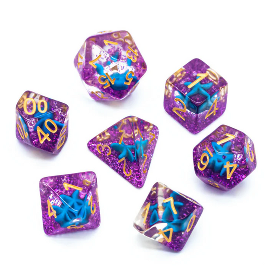 Foam Dice - Otherworldly Starfish Dice Set