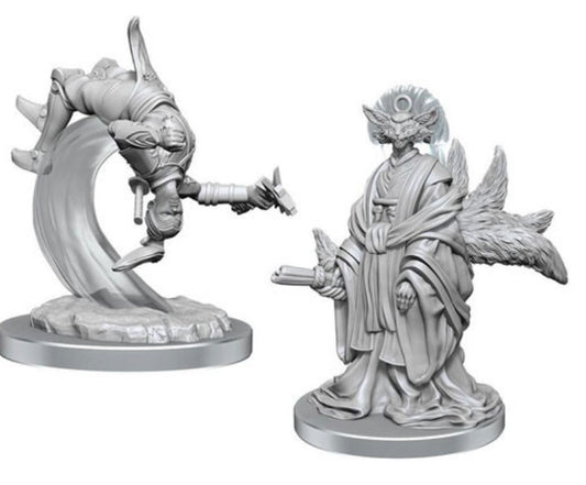 Magic Unpainted Minis: W5 Kotose & Light-Paws
