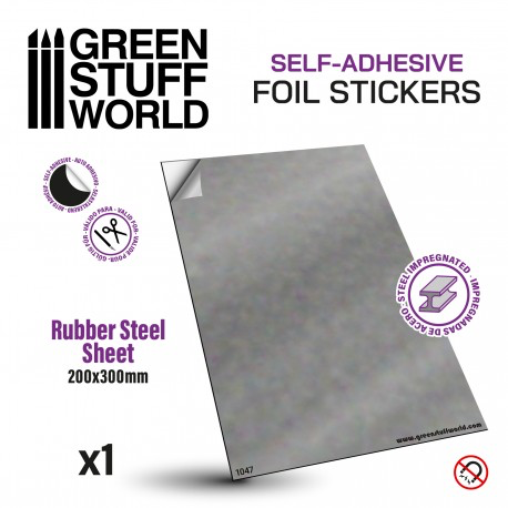 Green Stuff World - Self Adhesive Rubber Steel Sheet