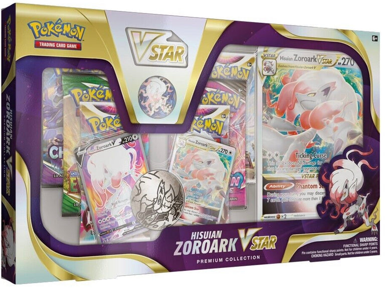 Pokémon TCG: Hisuian Zoroark VSTAR Premium Collection