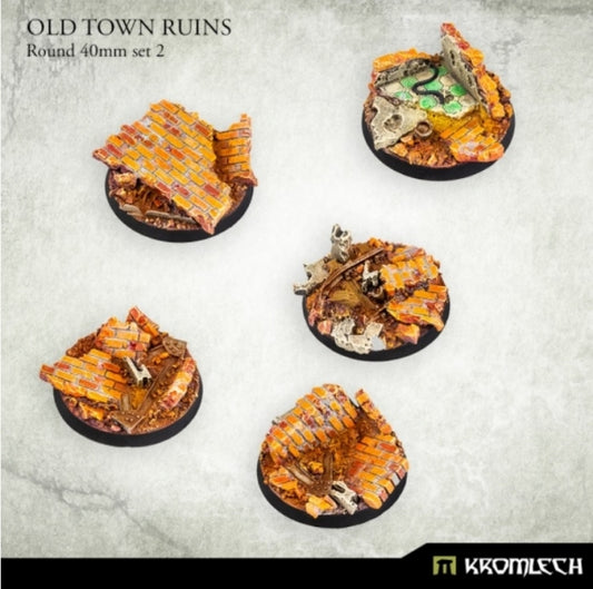 Kromlech Old Town Ruins Round 40mm