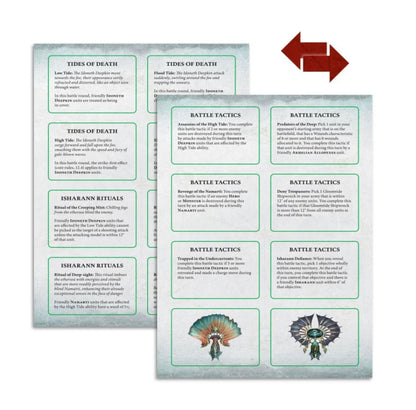 AOS - Warscroll Cards Idoneth Deepkin