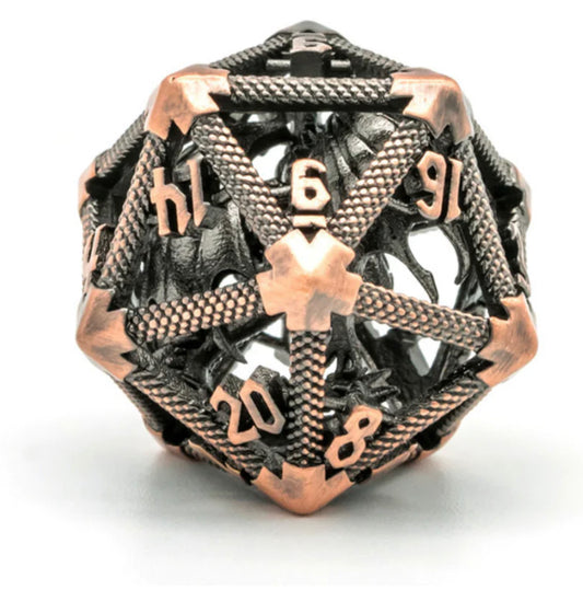 Hollow Dragon Keep D20 - Copper