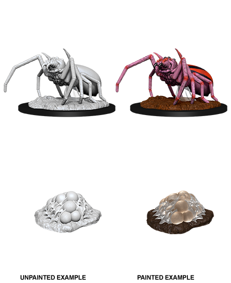 D&D Nolzur’s Marvelous Miniatures: W12 - Giant Spider & Egg Clutch