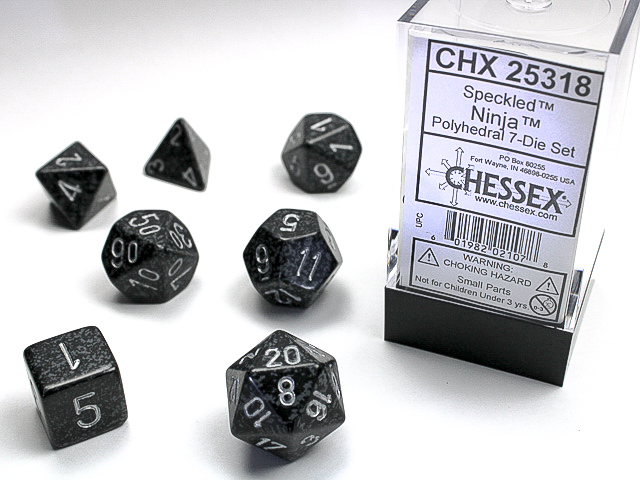 Chessex Speckled Ninja-7 Die Set