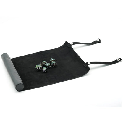 Foam Brain - Black Leather Foldable Dice Mat