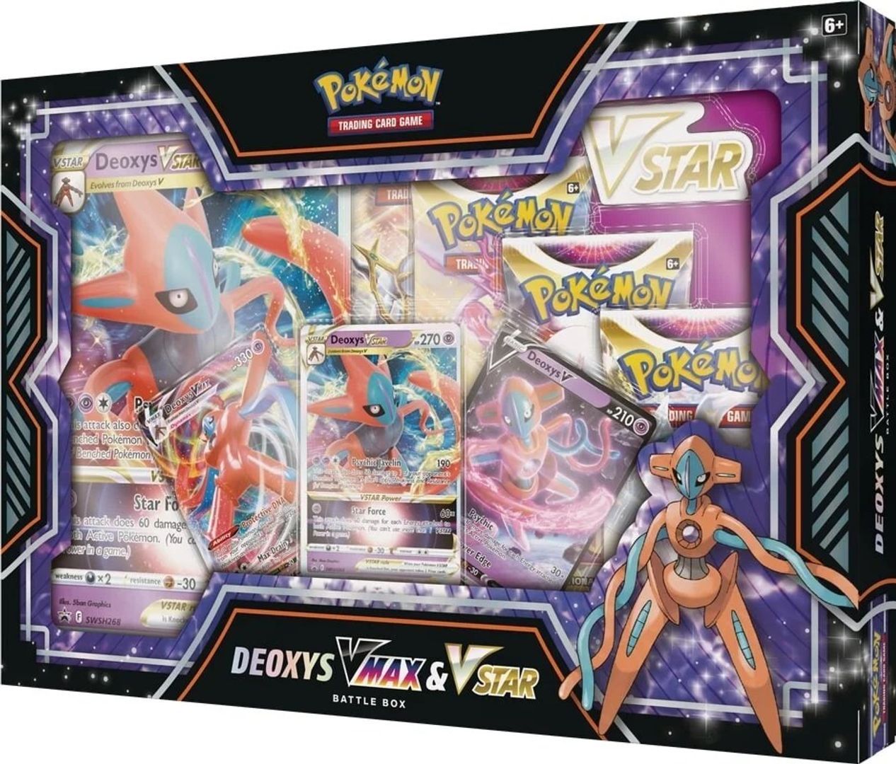 Pokemon Deoxys/Zeraora VMAX VSTAR Battle Box