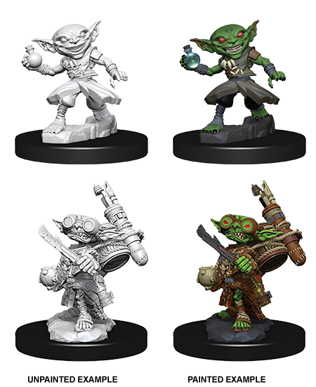 Deep Cuts Unpainted Miniatures: W09 - Male Goblin Alchemist