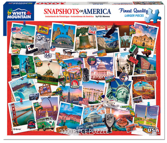 White Mountain Puzzle - Snapshots of America