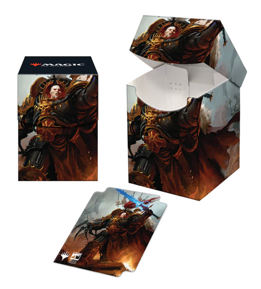 Warhammer 40K Commander Abaddon the Despoiler 100+ Deck Box for Magic: The Gathering