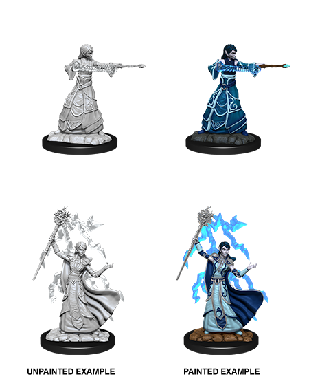 D&D Nolzur's Marvelous Unpainted Minis: W12 Female Elf Wizard