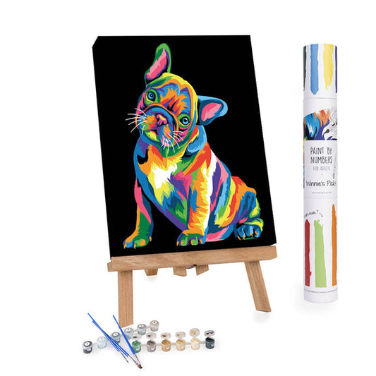 Winnie’s Picks Paint by Number - Colorful French Bulldog