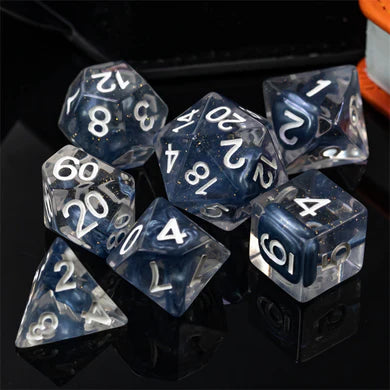 Foam Brain - Blue Lava Lamp RPG Dice Set