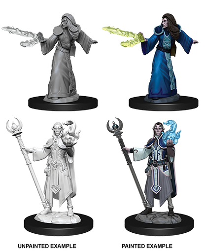 D&D Nolzur's Marvelous Miniatures: W09 - Male Elf Wizard