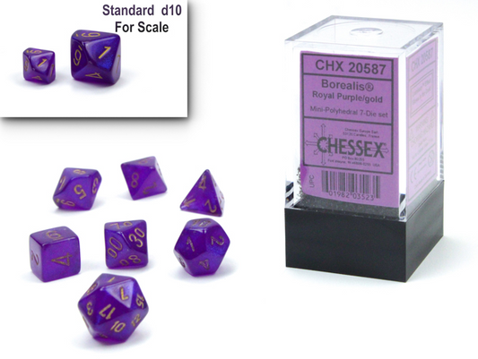 Chessex - Borealis Royal Purple/Gold
