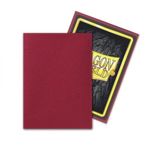 Dragon Shield- Blood Red Matte Sleeves (100)