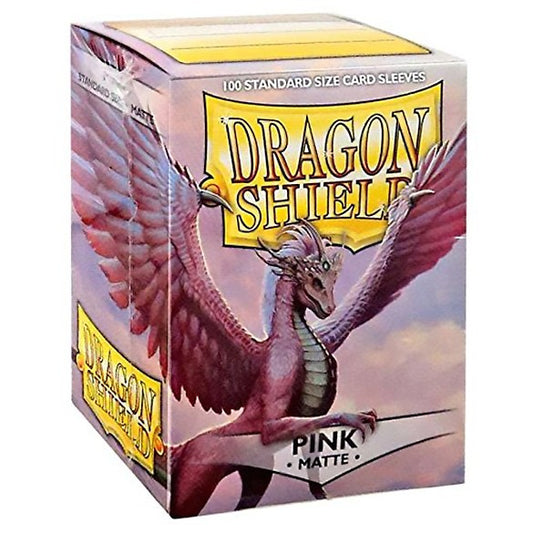 Dragon Shield- Pink Matte card sleeves (100)