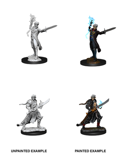 Deepcuts Unpainted Miniatures: W11 - Male Elf Magus (Magic User)