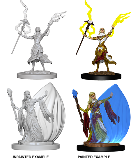 D&D Nolzur’s Marvelous Miniatures: W03 - Elf Female Wizard