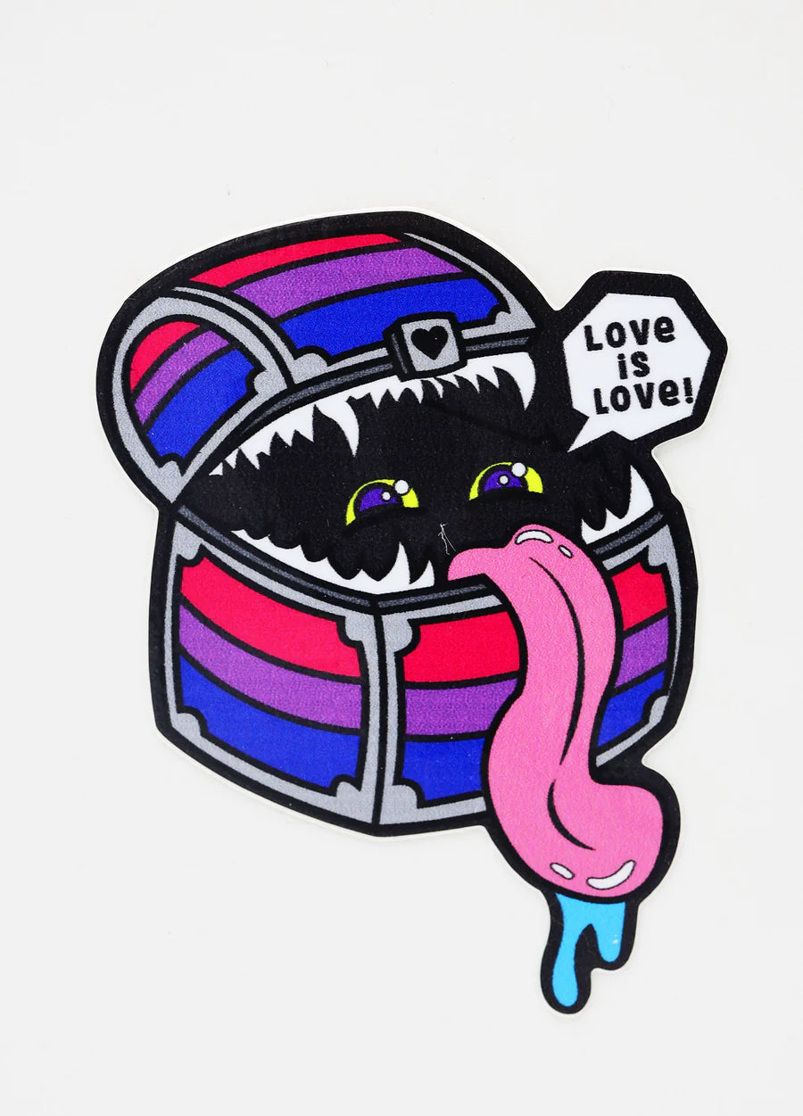PRIDE MIMIC STICKER: BISEXUAL