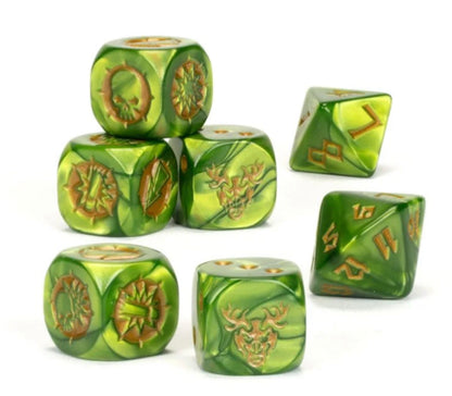 Blood Bowl - Wood Elf Team Dice Set