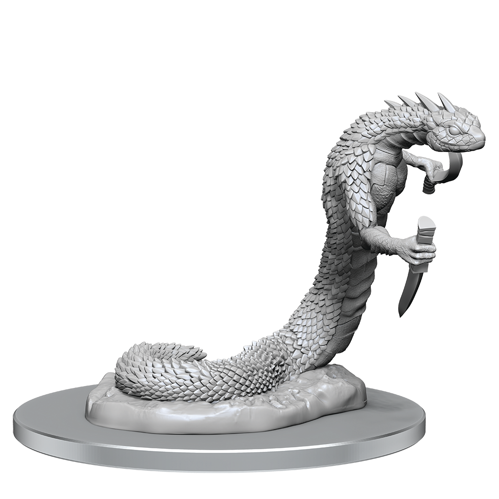 Critical Role - Serpentfolk and Serpentfolk Ghost Miniature