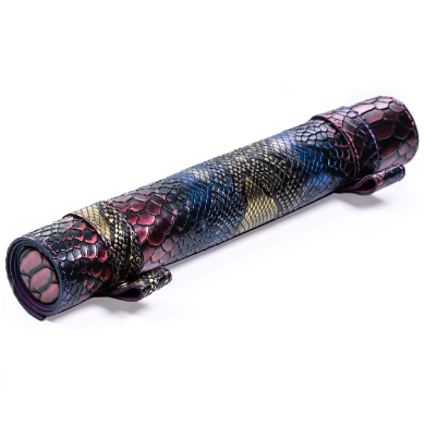 Dragon Scale Roll Up Leatherette Mat