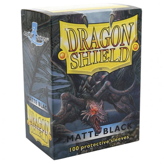 Dragon Shield: Matte Black Card Sleeves 100ct