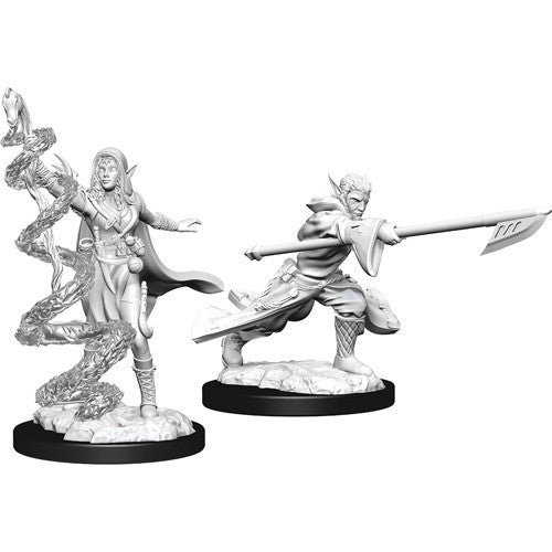 Magic Unpainted Miniatures: W01 - Joraga Warcaller & Joraga Treespeaker (Elves)