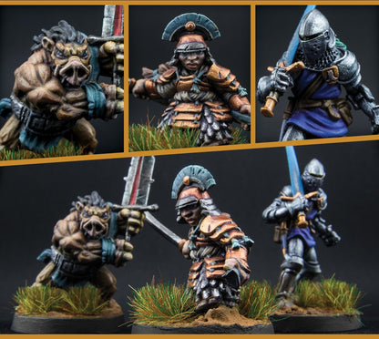 Huge Miniatures - Metallic Acrylic Paint Set