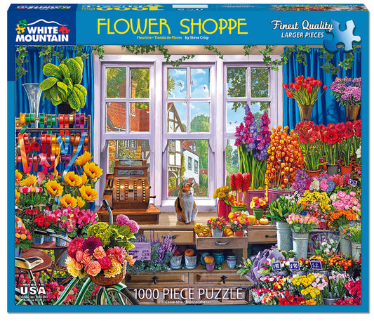 White Mountain Puzzle - Flower Shoppe
