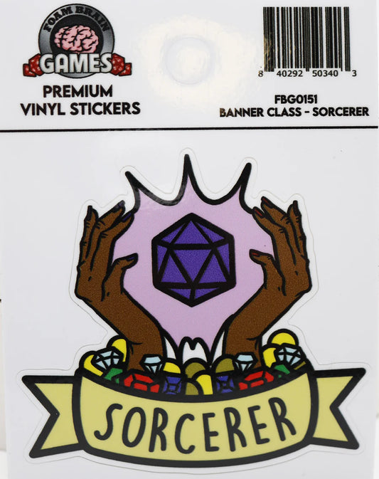 BANNER CLASS STICKER: SORCERER