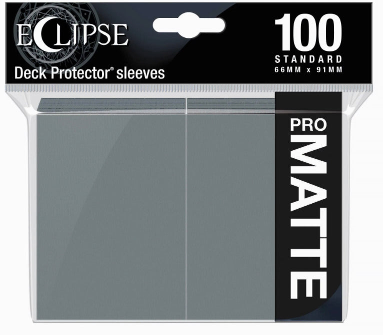 Ultra Pro Sleeves: Eclipse Matte - Smoke Grey (100)