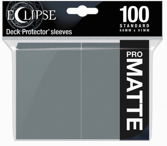 Ultra Pro Sleeves: Eclipse Matte - Smoke Grey (100)