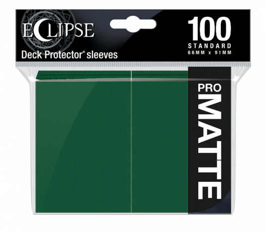 Ultra Pro Eclipse Matte Standard Sleeves - Forest Green