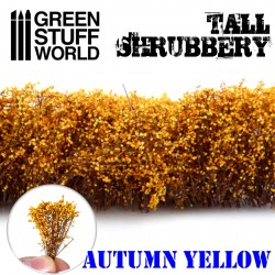 Green Stuff World - Tall Shrubbery Autumn Yellow